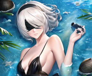 Nier automata AI illustration